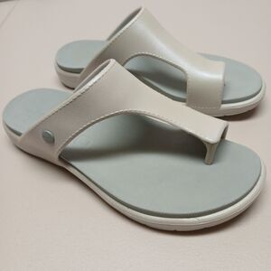 Dansko Krystal Seafoam Green Open Back Slip on Sandal Thong Flip Flops 40/9.5-10